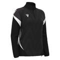 Leona Training 1/4 Zip Top W BLK/WHT XS Teknisk treningsgenser til dame