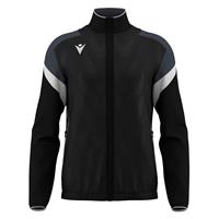 ODIN full zip top BLK/WHT 3XS Jakke med kontrastdetaljer